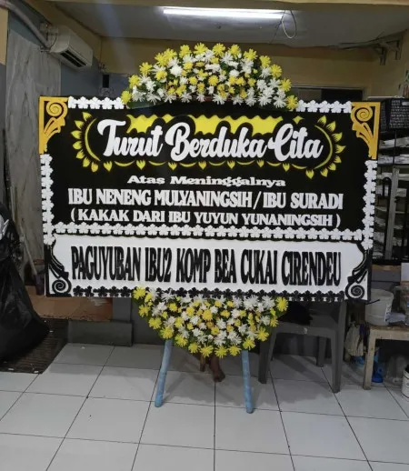 Papan Bunga Duka Cilenggang
